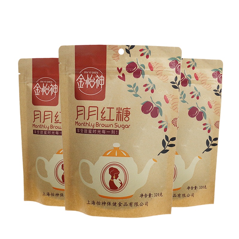 金怡神月月红糖姜茶老姜红枣枸杞姜茶古法熬制红糖姜茶袋装320g*3