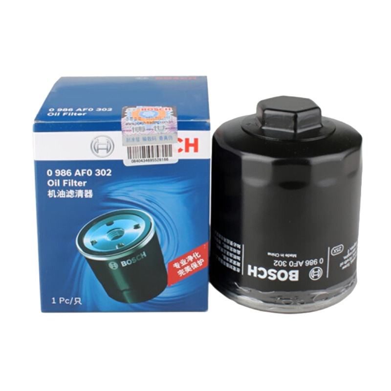 博世(BOSCH)机油滤清器0986AF0302(大众波罗1.4(发动机BCC)/波罗1.6(发动机BCD))