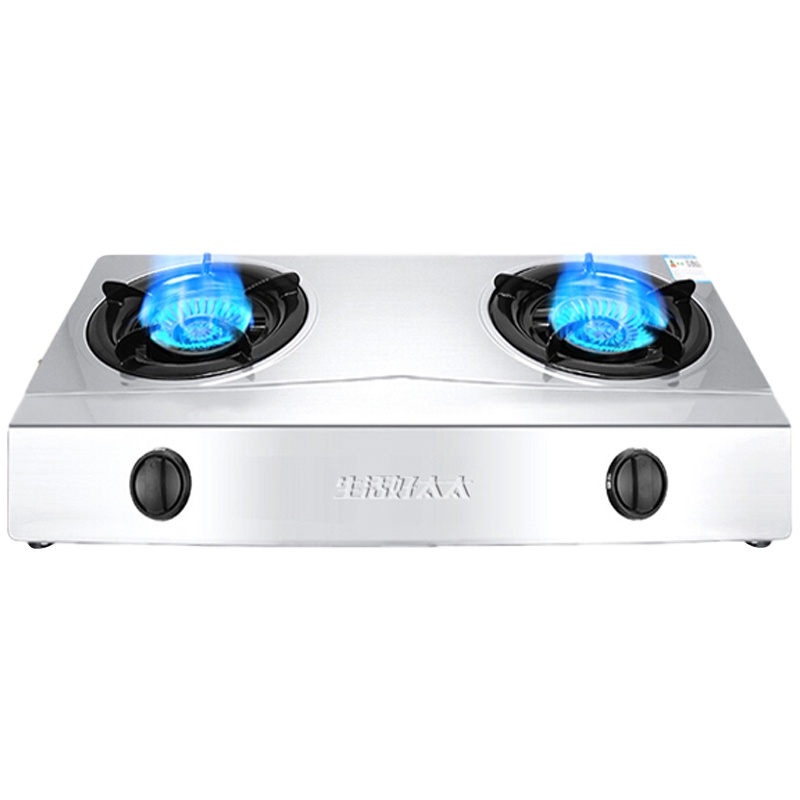 生活好太太 燃气灶台式灶煤气灶双灶台式煤气炉不锈钢燃气炉台式灶具T02 (液化气)