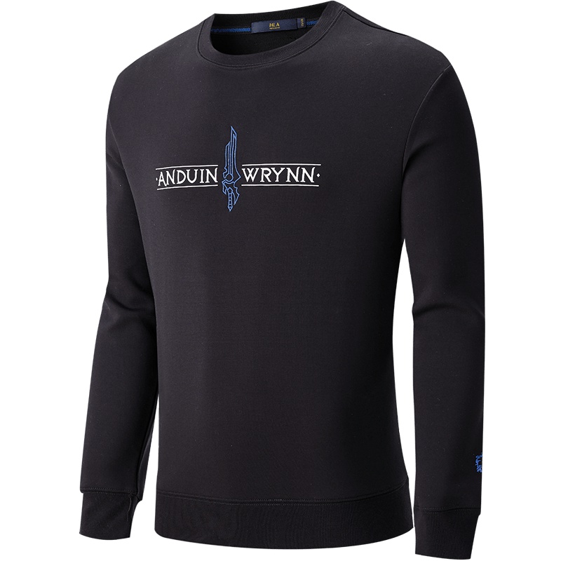 HLA海澜之家暴雪娱乐合作系列2019秋季魔兽和平使者卫衣男HNZWJ3R206A