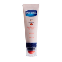 凡士林(VASELINE)手霜唇膏二合一 莹润樱花 25g+2g 正品保湿滋润[联合利华]