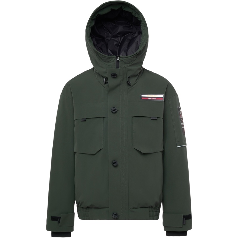 [设计师款]波司登男羽绒服鹅绒短款鹅绒冬装青年外套