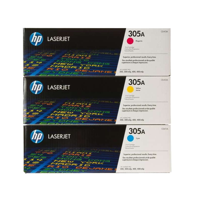 惠普(HP)CE411-3A硒鼓 305A彩色硒鼓 适用M351a/M451dn/M451nw/M375nw 单支