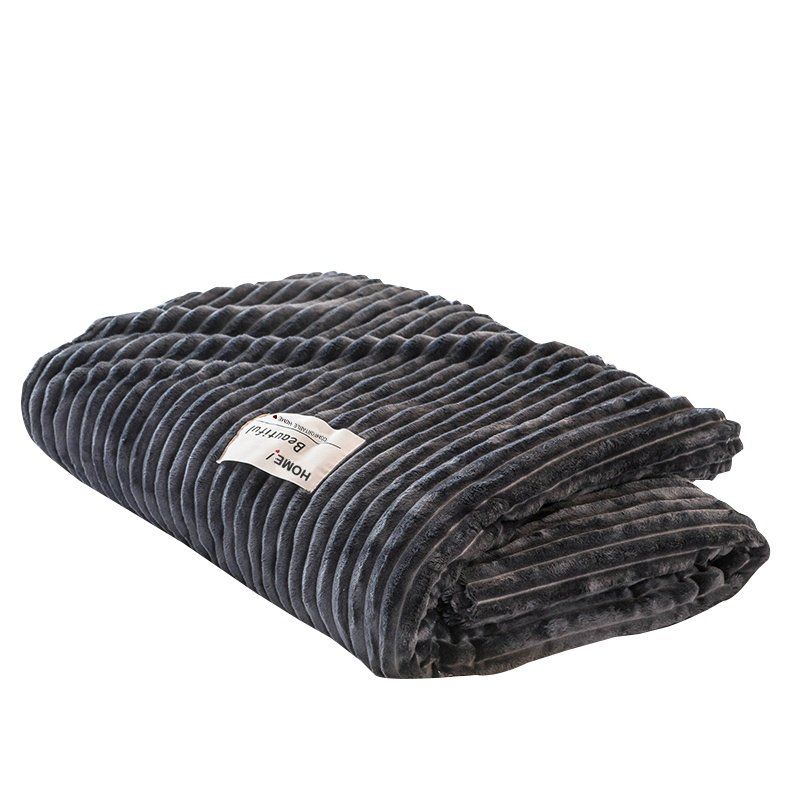 北极绒(Bejirog)家纺 简约纯色魔法绒单双人毛毯 学生宿舍车载午休盖毯毯子