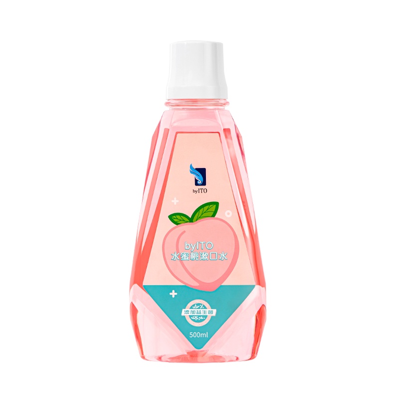 ITO益生菌瓶装漱口水口腔清洁便携香味持久蜜桃男女清新口腔漱口液