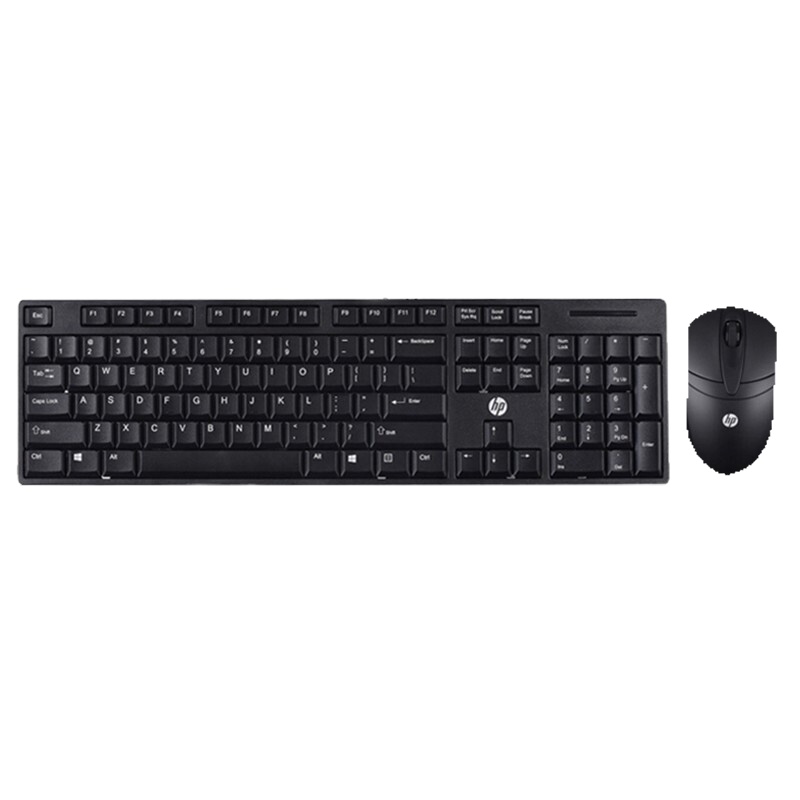 惠普 K100 有线单键盘 黑色 办公键盘 家用键盘