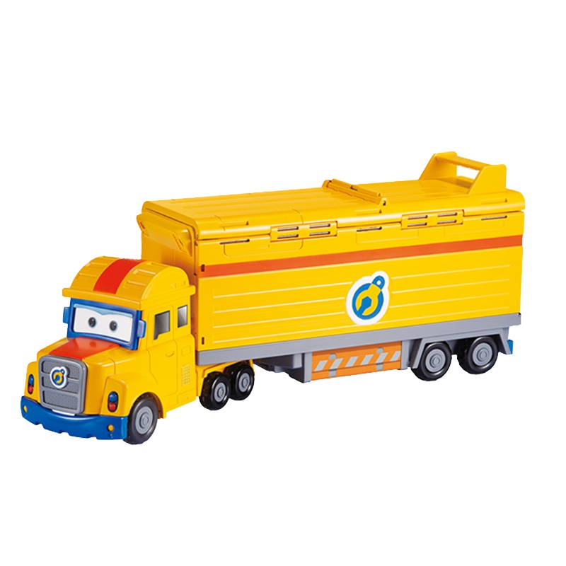 超级飞侠720807 -卡尔叔叔救援车厢套装儿童玩具套装多种搭配玩法