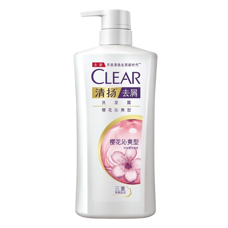 清扬 去屑洗发露750ml 樱花沁爽型(单位:瓶)