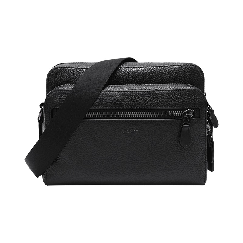 [品牌直供] COACH 蔻驰 男士皮革WEST单肩斜挎包相机包91484