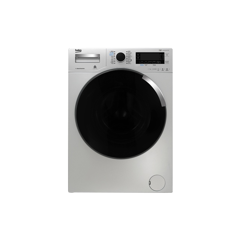倍科（beko） WCP 81442 STSI 8公斤 洗衣机 全自动变频滚筒洗衣机 大容量 变频电机（银色）