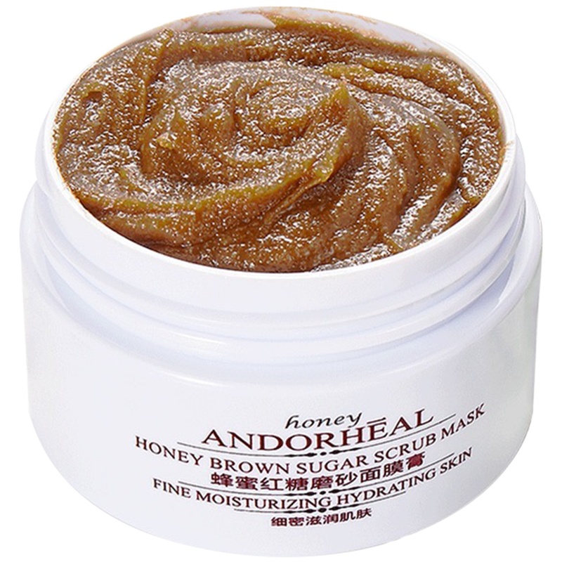 抖音同款ANDORHEAL蜂蜜红糖磨砂膏面膜膏面部温和去角质深层清洁毛孔黑头补水保湿滋润