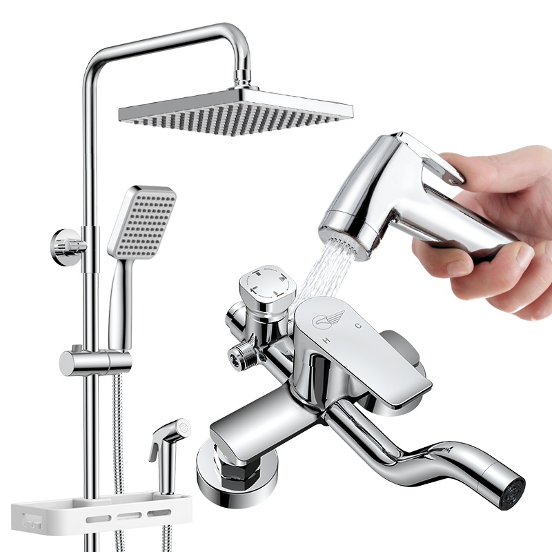 [官方配送]东鹏卫浴(DONG PENG)卫浴花洒套装精铜花洒喷头妇洗喷枪神器增压花洒龙头淋浴器淋浴花洒套装