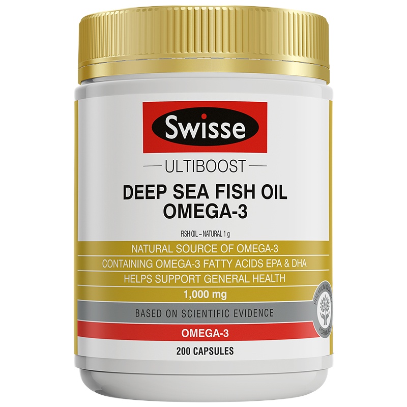 Swisse深海鱼油胶囊1400mg 200粒