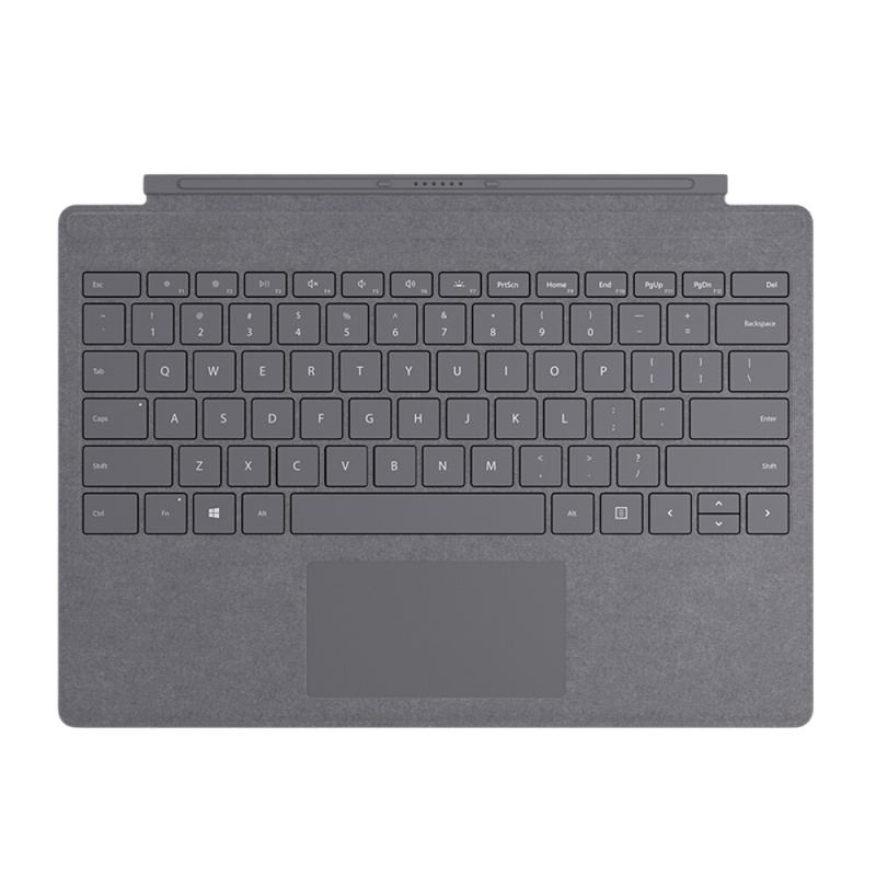 微软(Microsoft)Surface键盘Pro 7原装键盘Pro 6专业键盘盖兼容Pro 5亮铂金新品木炭灰键盘