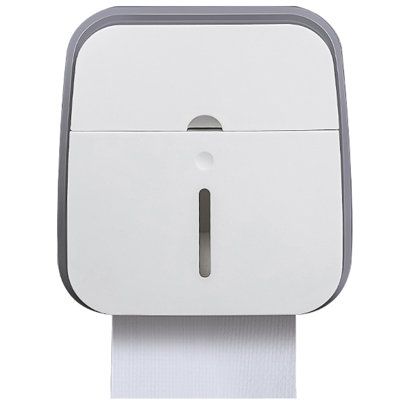 弘拜 免打孔卫生间纸巾盒 厕所卫生纸置物架 壁挂式抽纸收纳盒创意防水纸巾架