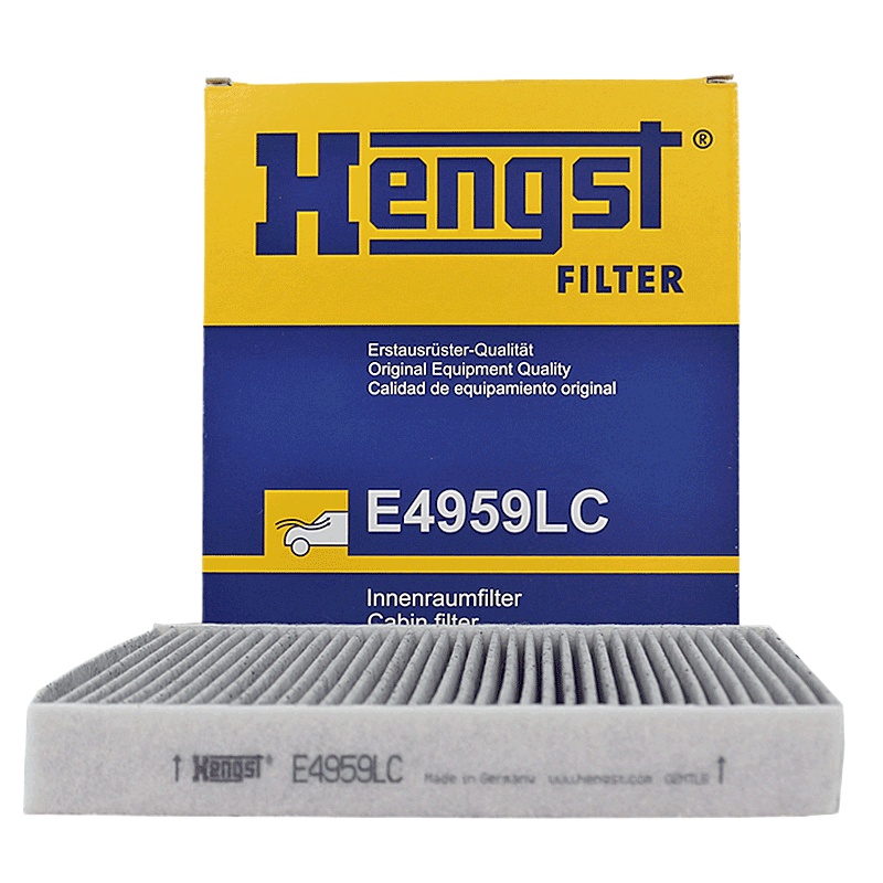 汉格斯特(hengst)活性炭空调滤E4959LC适配19款卡罗拉/威兰达/RVA4/八代凯美瑞/雷凌/雷克萨斯ES