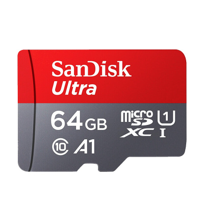 闪迪（SanDisk）64GB TF（MicroSD）存储卡 U1 C10 A1 至尊高速移动版 读速100MB/s