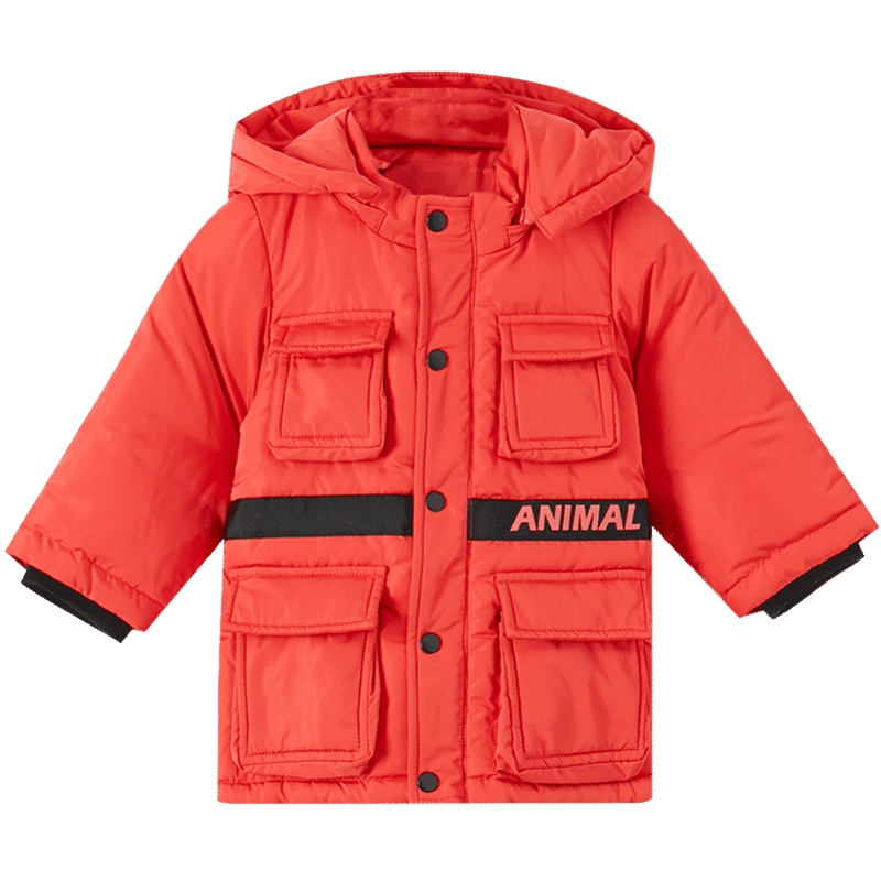 [2件2折价:124]米喜迪mecity童装冬新款男小童羽绒服工装拜年服派克羽绒服