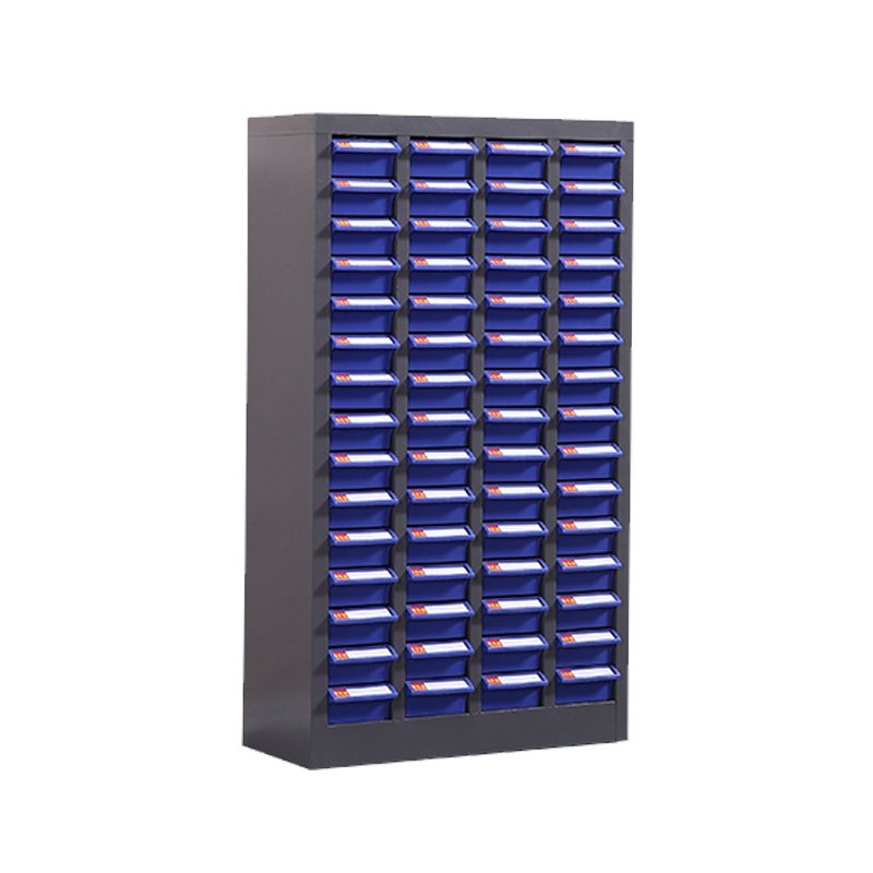 臻远零件柜抽屉式工具柜 60抽蓝色无门大号