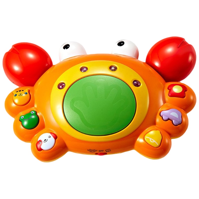 澳贝好问音乐爬行小蟹463307婴幼儿儿童早教益智学爬玩具男孩女孩0-3岁