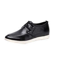 奥康内增高男鞋休闲皮鞋真皮英伦休闲鞋隐形增高板鞋子