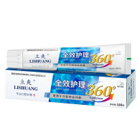 [官方正品]立爽全效护理薄荷青柠牙膏防蛀牙清新口气膏实惠家庭装