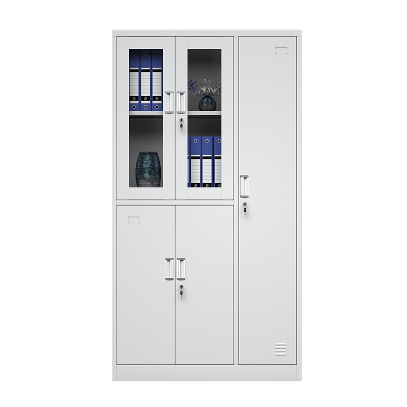 星岛钢制更衣柜员工储物柜文件柜浴室鞋柜铁皮柜落地凭证柜带锁存包柜5门更衣柜