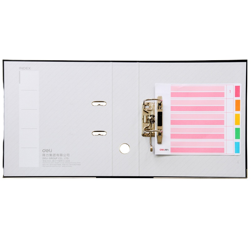 得力 5481 A4/3英寸快劳夹 黑色 单只装