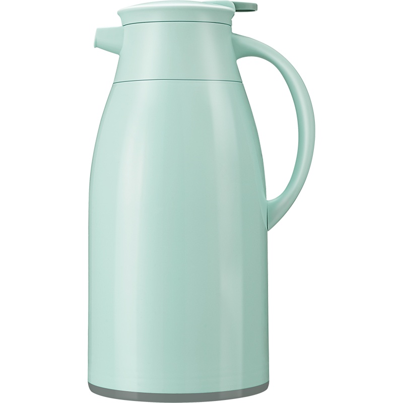 JEKO&JEKO 保温壶家用热水瓶开水瓶玻璃内胆保温瓶小暖壶暖瓶户外旅行保温杯车载水壶1L蓝色 SWH-1603