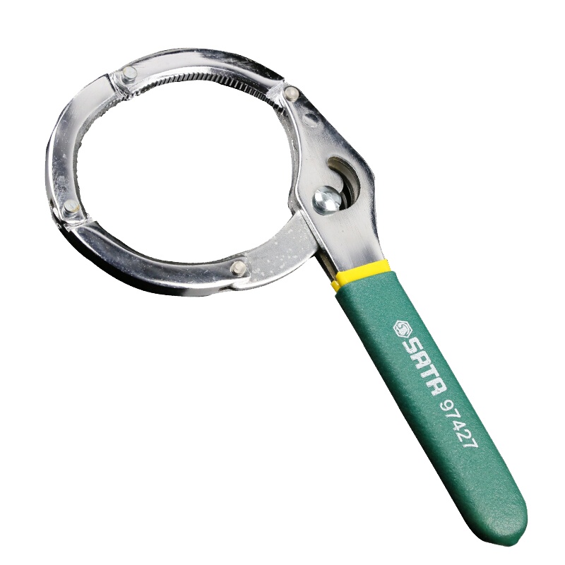 世达(SATA)手铐式滤清器扳手 滤芯机扳手汽修机油格拆装手铐式扳手链条扳手 55-75mm 97427