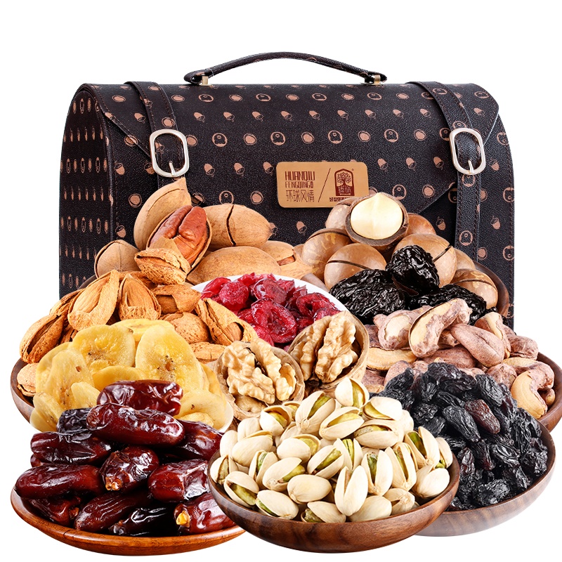 臻味 环球风情 坚果精品礼盒1.08kg