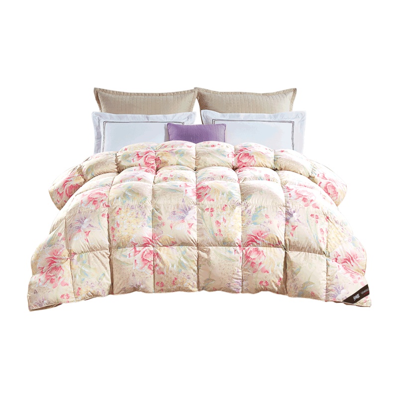 安睡宝洛纳鹅绒被加厚冬季保暖灰鹅绒被冬被羽绒被芯