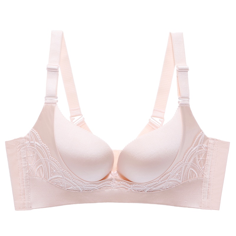 都市丽人【商场同款】光面柔软立体承托女士内衣无钢圈聚拢文胸罩1B0562