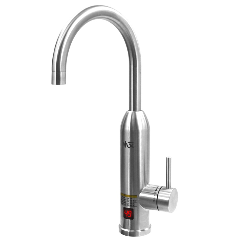 小艾KY-11-X即热式电热水龙头 全不锈钢机身速热式小厨宝热水器 冷热两用温度显示