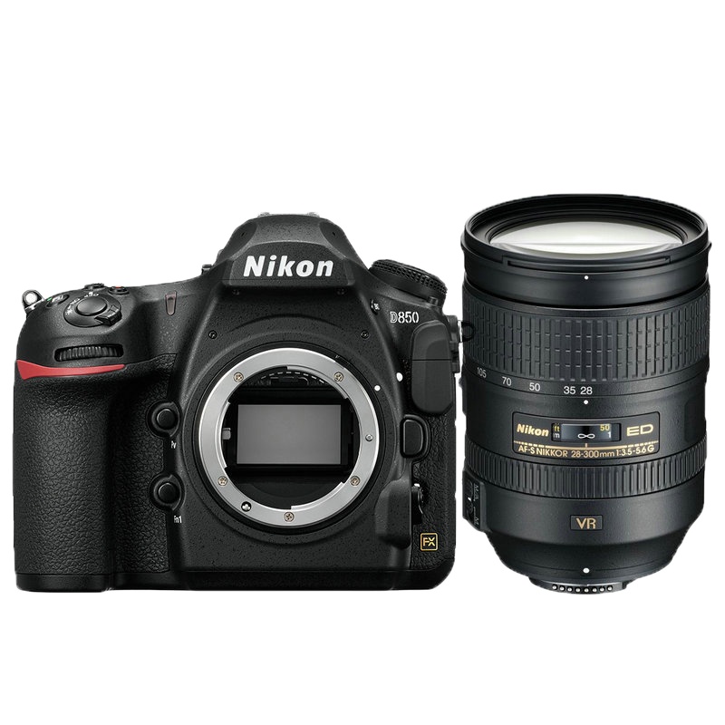尼康(Nikon) D850(AF-S 尼克尔 28-300mm f/3.5-5.6G ED V) 全画幅数码单镜头套机