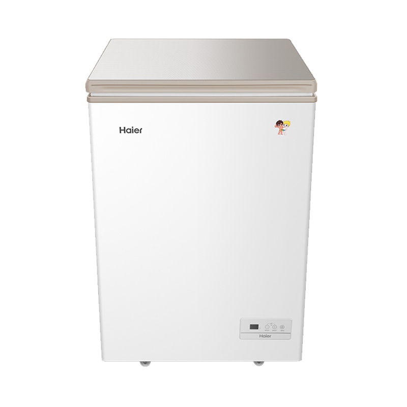 海尔(Haier)BC/BD-103HE 103升家用冰柜 冷藏冷冻转换柜 顶开门小冰箱 节能单温卧式冷柜