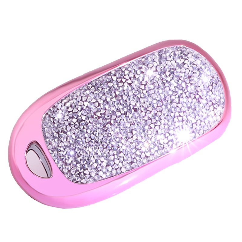 富屯 别克钥匙包带钻 别克VELITE5威朗新君越新君威昂科拉GL8昂科威镶钻汽车钥匙包壳套 璀璨粉