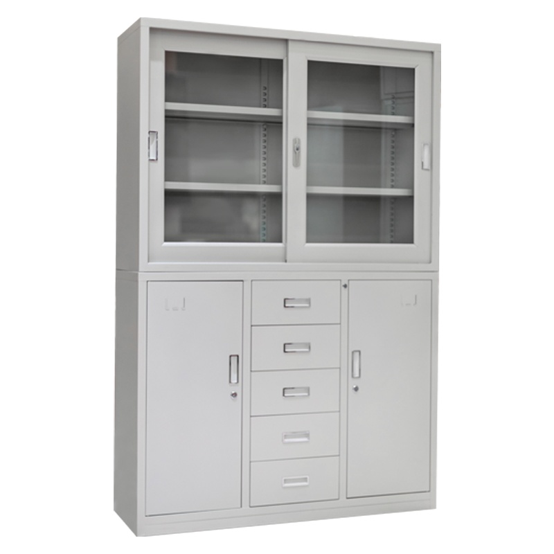 首指(SZ)文件柜/铁皮柜/中五斗宽移门柜CX-W-001