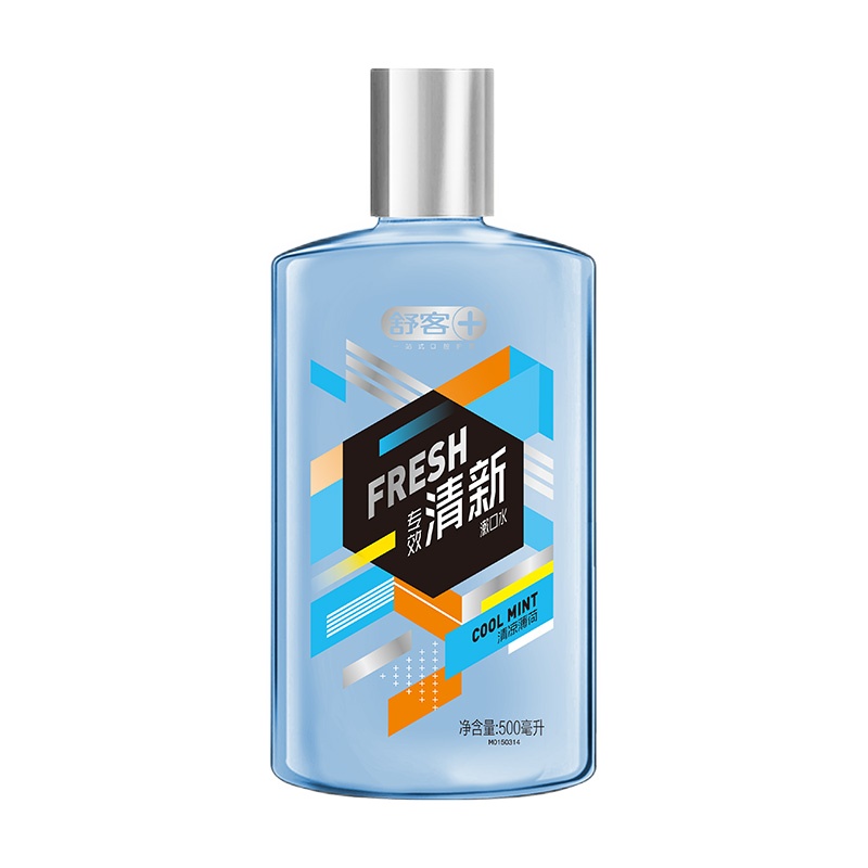 舒客漱口水薄荷味500ml一瓶