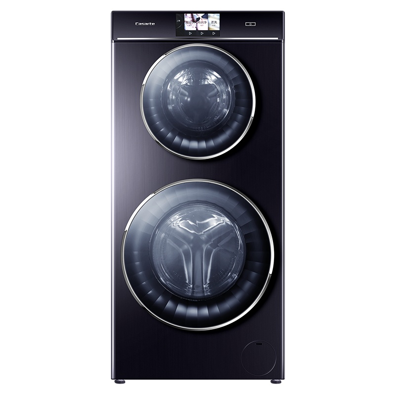 卡萨帝(Casarte)C8 HD17P2U1 双子云裳 17公斤 家用滚筒洗衣机 洗烘一体机 直驱变频 双桶分区