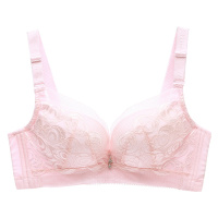 都市丽人精美蕾丝性感浪漫玫瑰花卉3/4杯上薄下厚聚拢文胸胸罩女士内衣1B9207