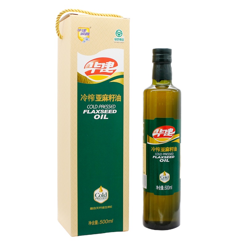 华建诚鑫冷榨亚麻籽油500ml