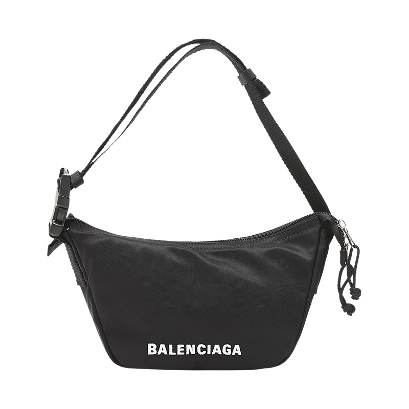 巴黎世家 BALENCIAGA 女士织物Wheel手提单肩包小号 661926 H858X