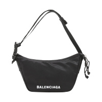巴黎世家 BALENCIAGA 女士织物Wheel手提单肩包小号 661926 H858X