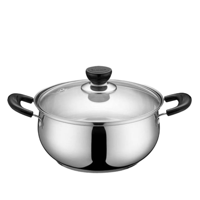 苏泊尔(SUPOR)汤锅ST24H3 好帮手 304不锈钢 复底汤锅 24cm 明火电磁炉通用