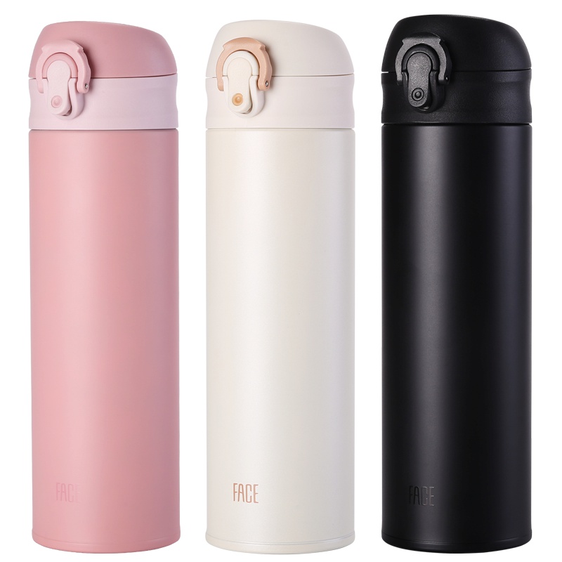 Face保温杯男女士316不锈钢学生文艺简约大容量便携水杯