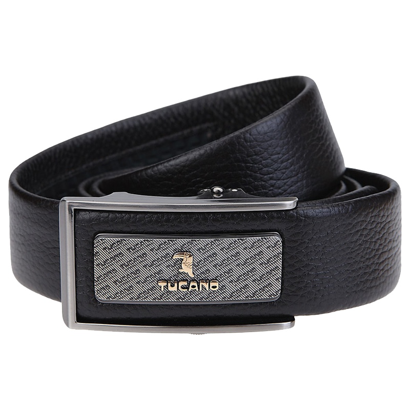 啄木鸟（TUCANO）男士皮带头层牛皮商务系列内嵌式自动扣牛皮腰带 WDE1251A-88C0