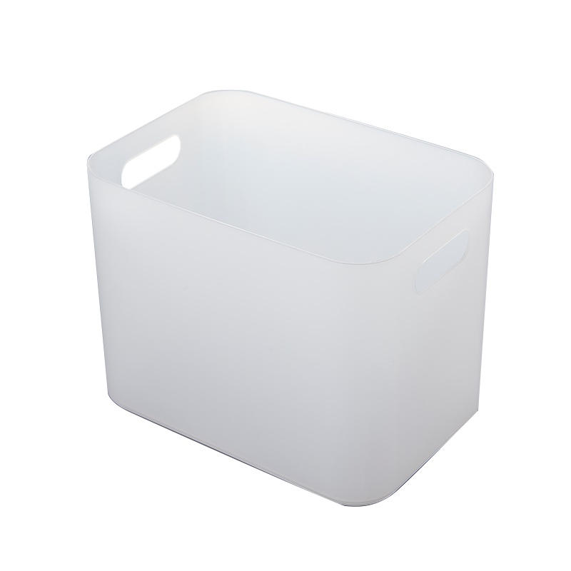 HOUYA好雅 1件装 桌面化妆品收纳盒 杂物储物盒 无印风格整理盒 大号