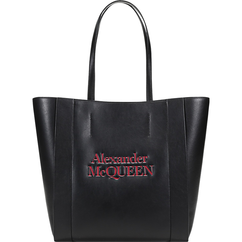 ALEXANDER MCQUEEN 亚历山大·麦昆 女士皮革手提单肩包托特包 653656 1X3G2