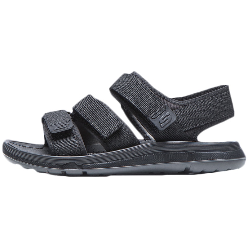 Skechers斯凯奇男鞋新款休闲魔术贴凉鞋户外沙滩鞋凉拖鞋66024